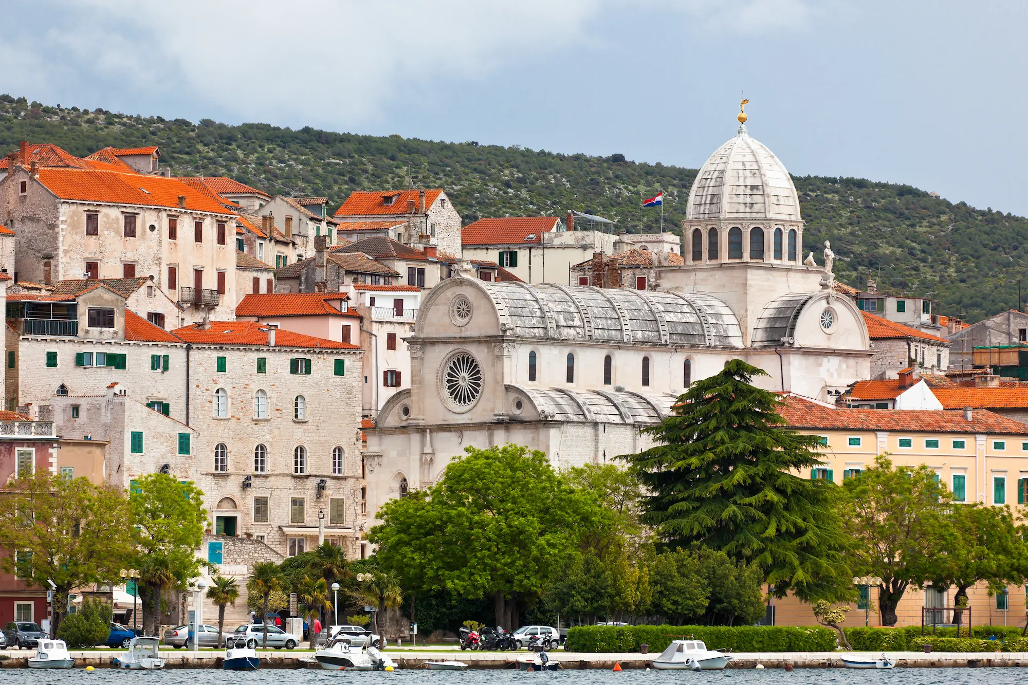 Šibenik is home to the UNESCO‑listed Cathedral of St. James